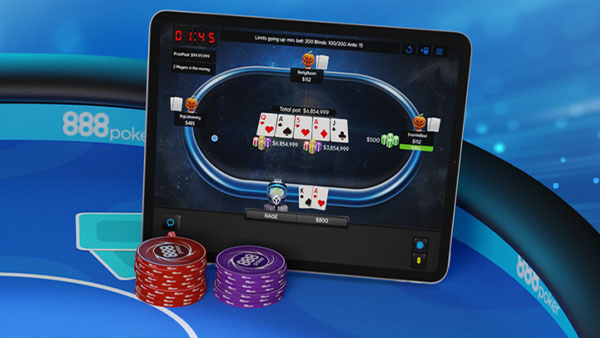 Jogue no 888poker em seu iPad 